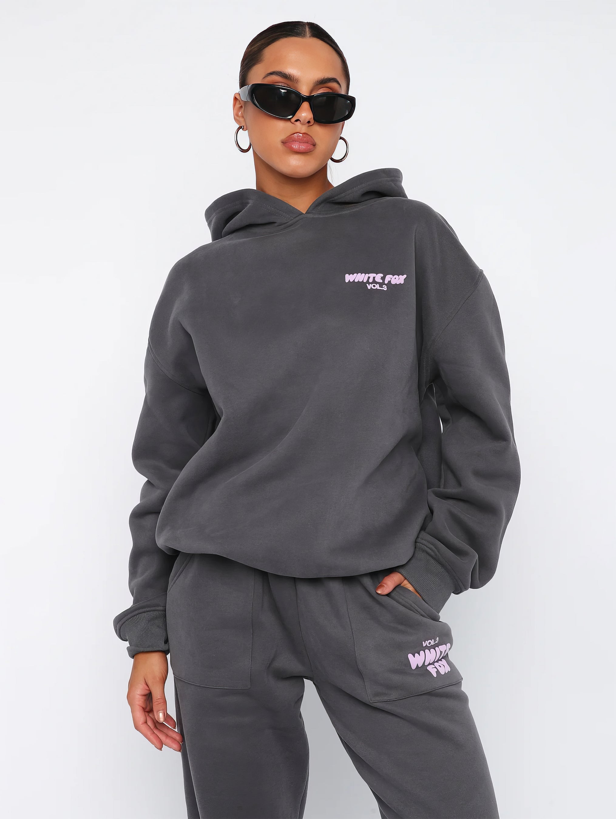 Foxy Complete Tracksuit for Women | Soft Hoodie & Jogger Set – TikTok Must-Have