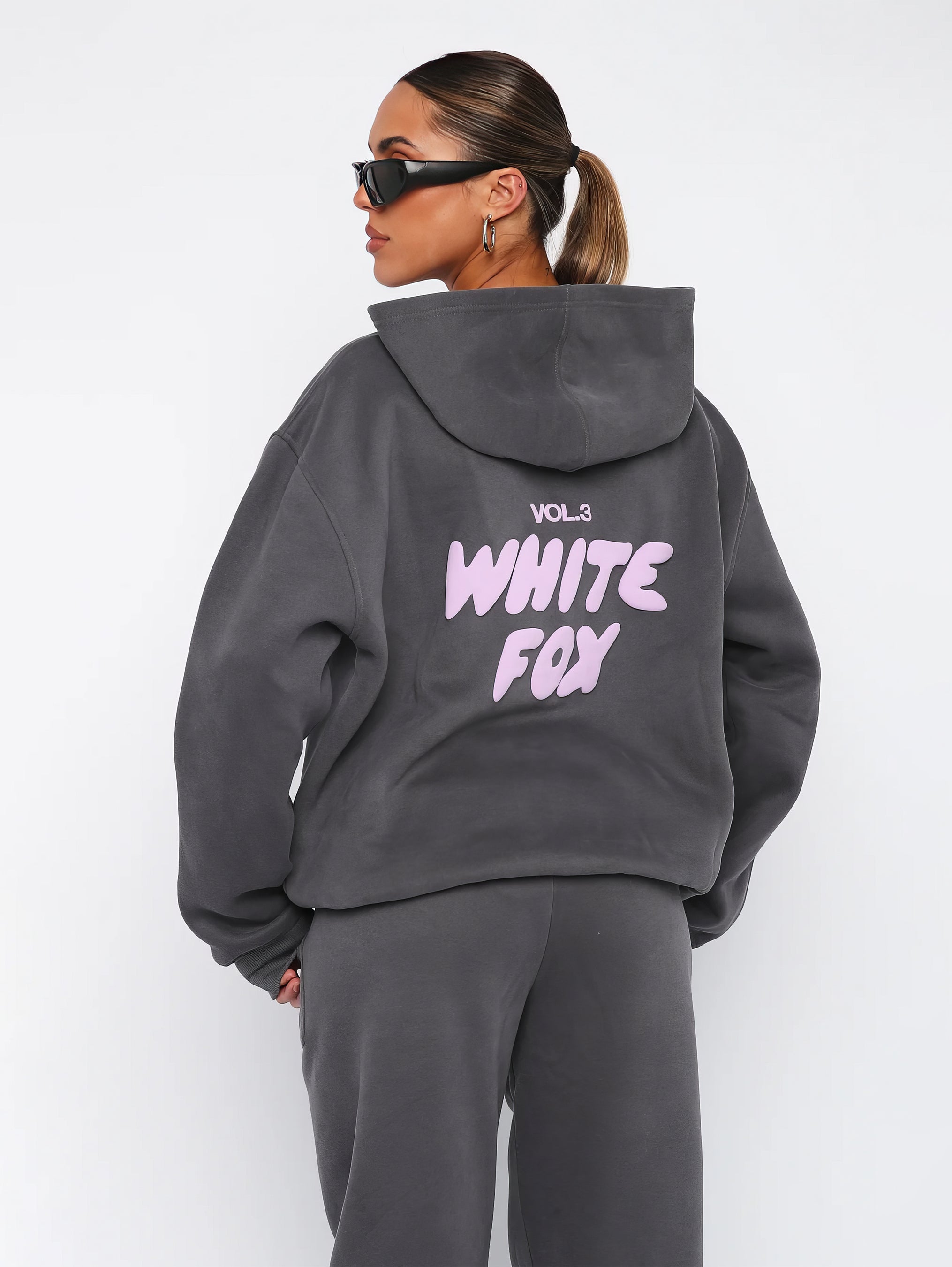 Foxy Complete Tracksuit for Women | Soft Hoodie & Jogger Set – TikTok Must-Have