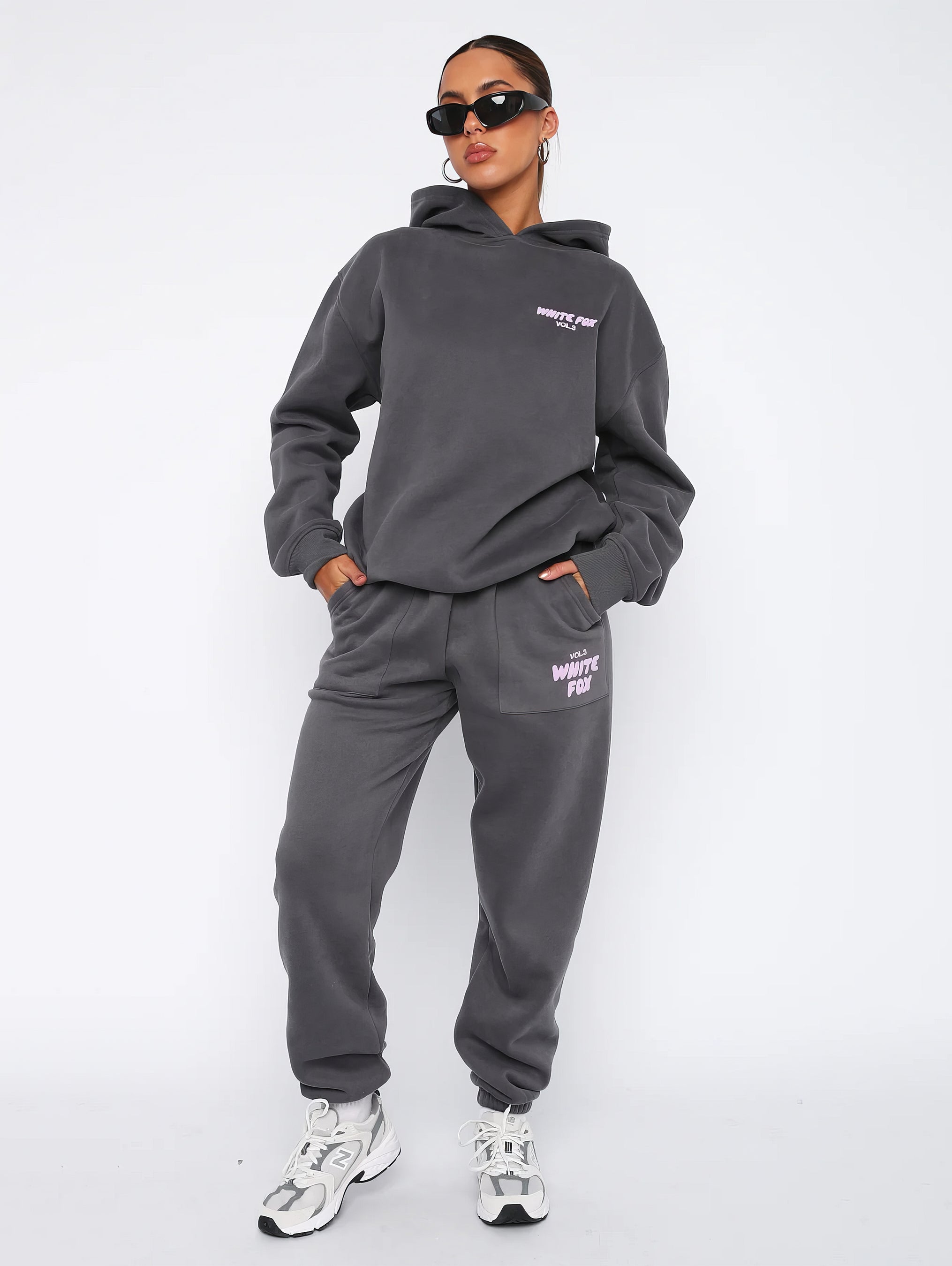 Foxy Complete Tracksuit for Women | Soft Hoodie & Jogger Set – TikTok Must-Have