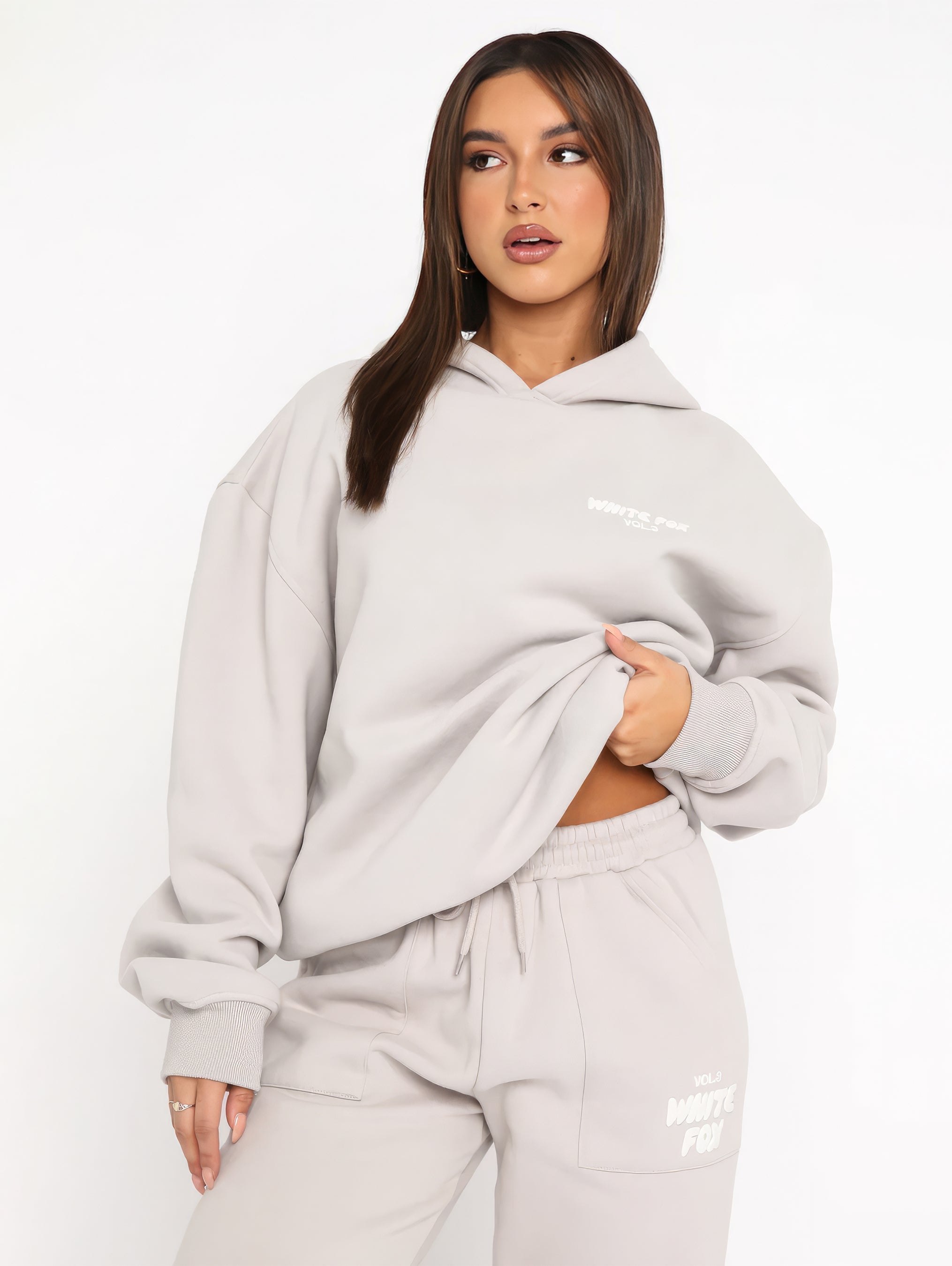 Foxy Complete Tracksuit for Women | Soft Hoodie & Jogger Set – TikTok Must-Have