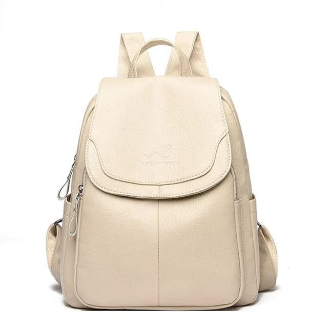 NOÉMI – Anti-theft Leather Backpack | Secure and Stylish
