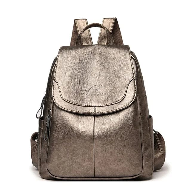 NOÉMI – Anti-theft Leather Backpack | Secure and Stylish