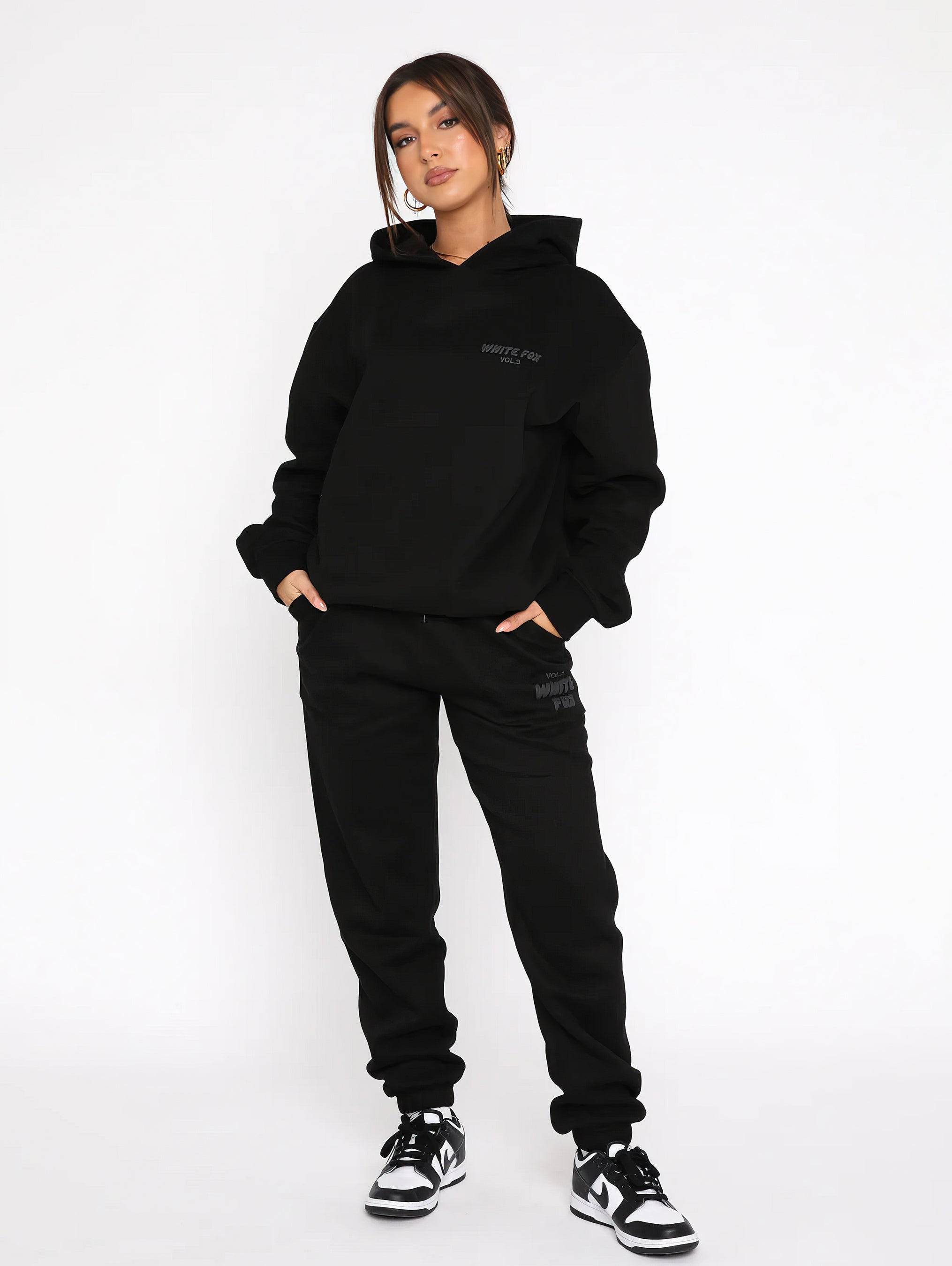 Foxy Complete Tracksuit for Women | Soft Hoodie & Jogger Set – TikTok Must-Have