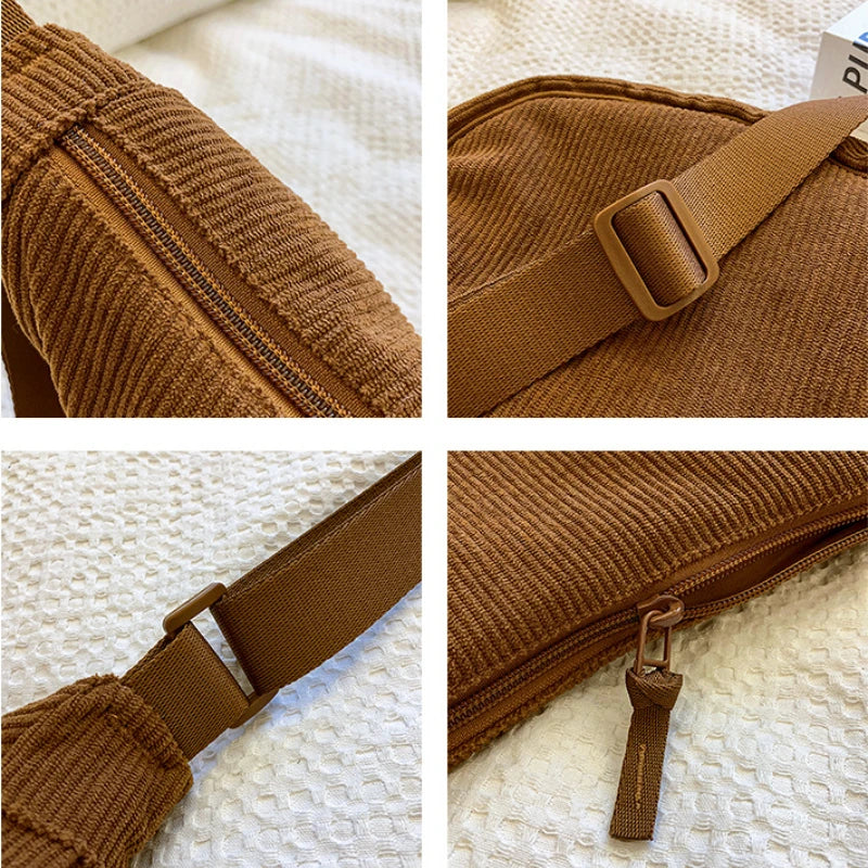 NOVA – Corduroy Shoulder Bag for Women