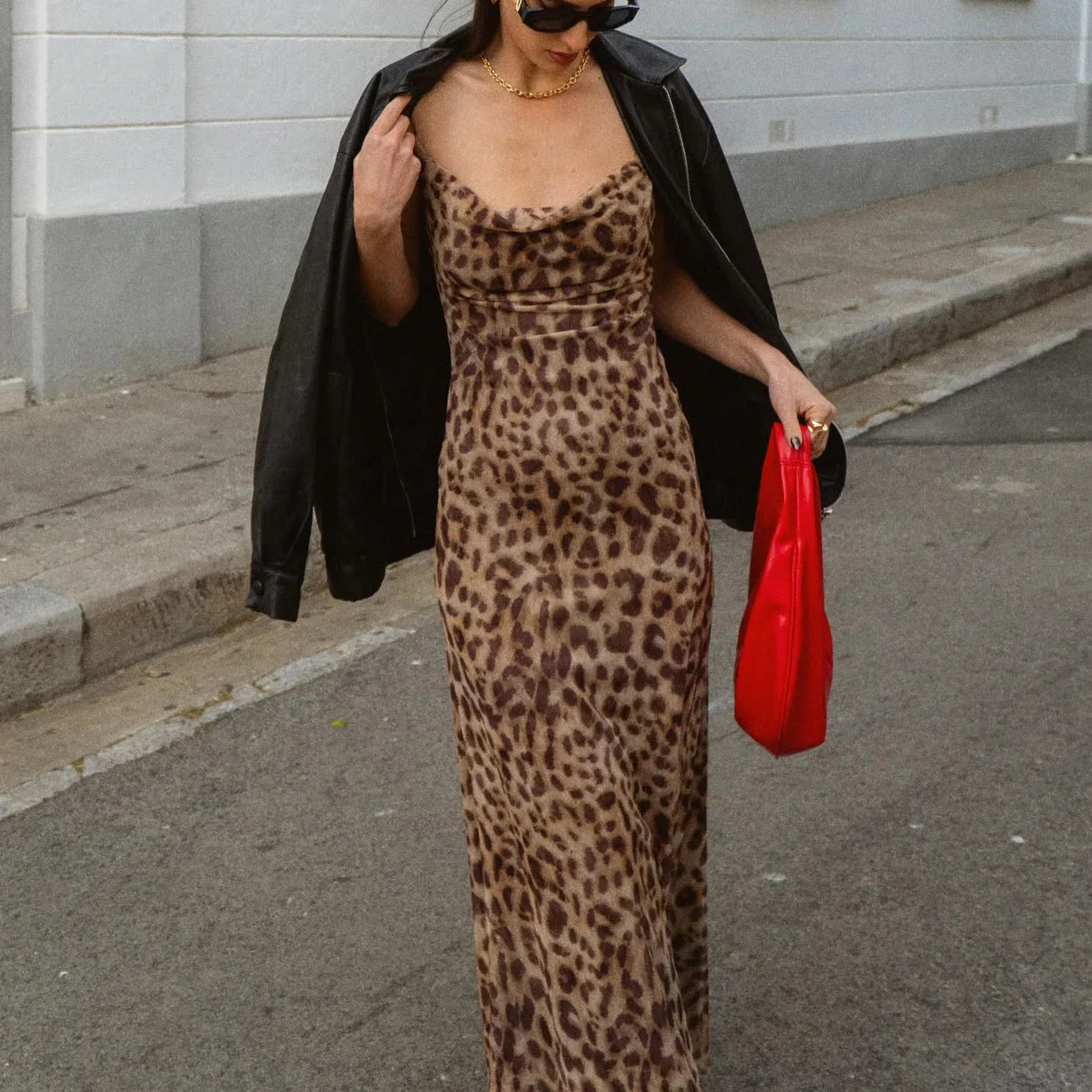 ZAYNA Leopard Maxi Dress | Wild, Elegant & Perfect for Summer Nights