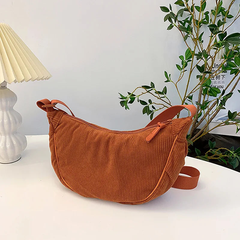 NOVA – Corduroy Shoulder Bag for Women