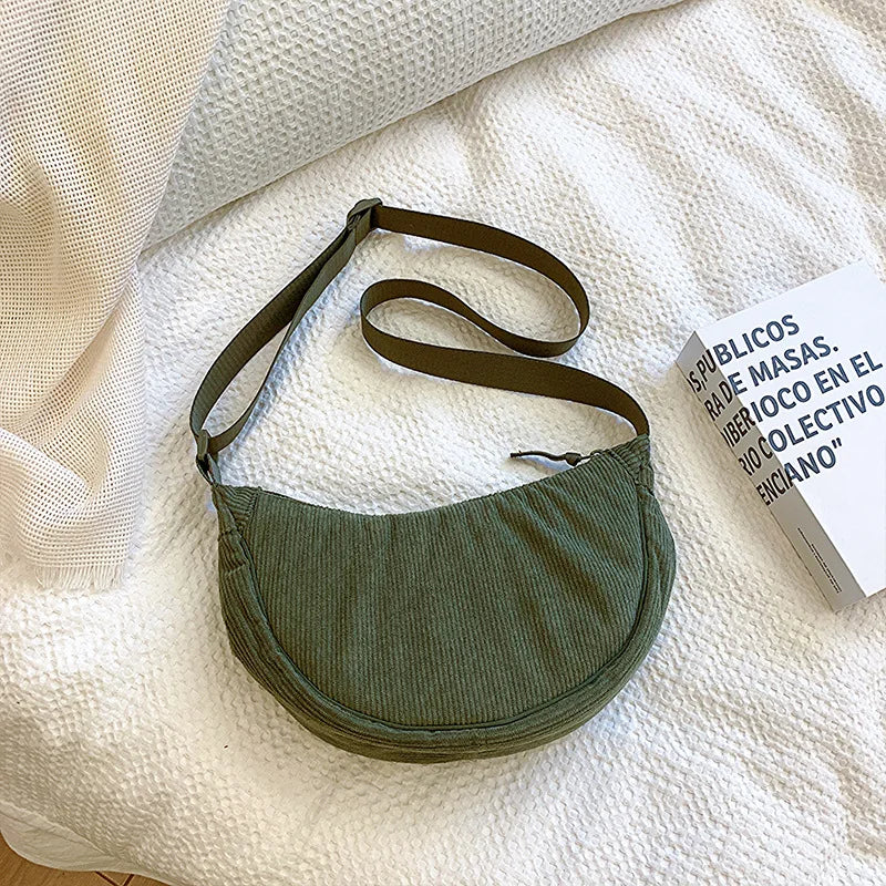 NOVA – Corduroy Shoulder Bag for Women